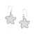 Sterling Silver Mother of Pearl Starfish Drop Earrings | Charles Albert Jewelry