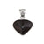 Sterling Silver Obsidian Heart Pendant | Charles Albert Jewelry