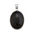 Sterling Silver Onyx Oval Pendant | Charles Albert Jewelry