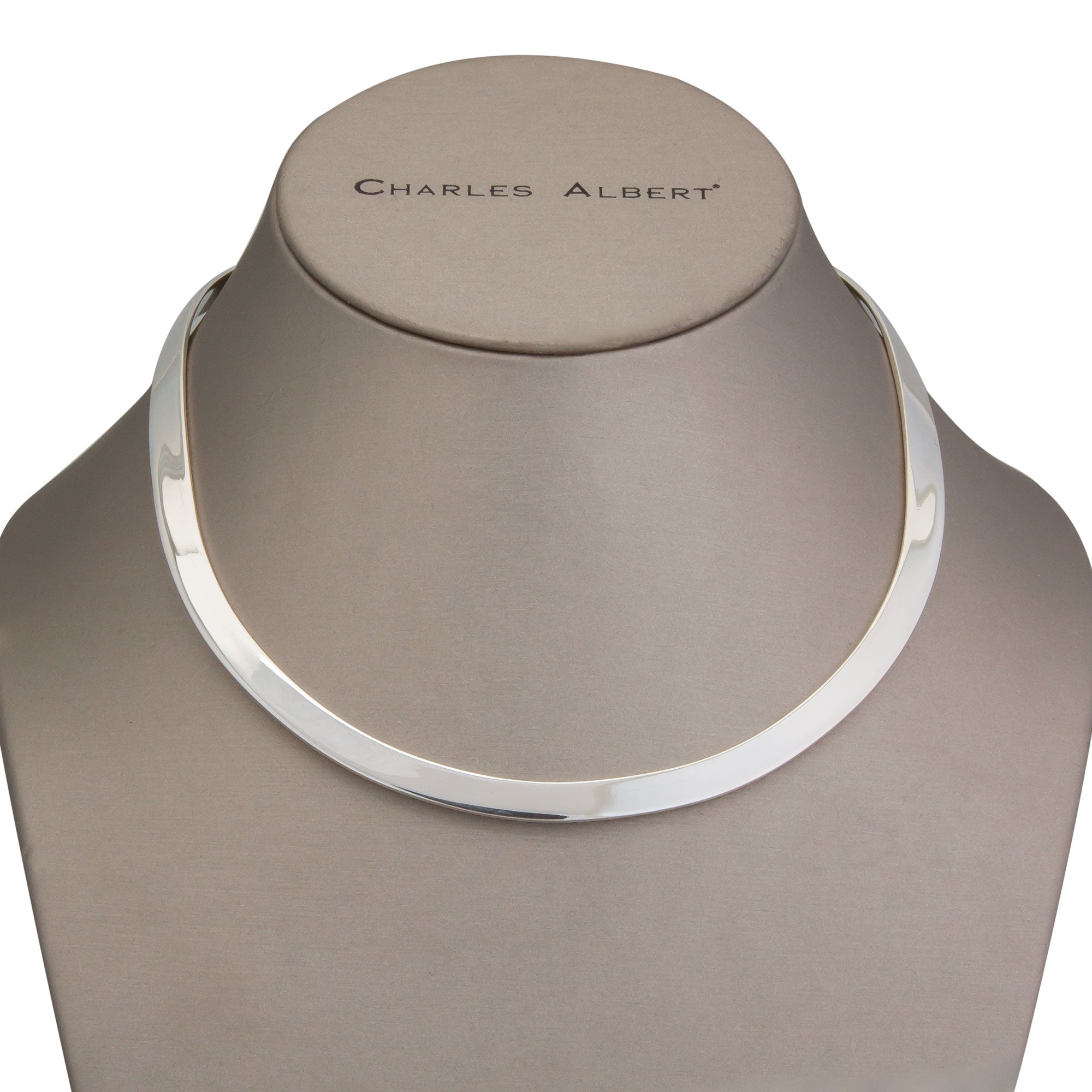 Sterling Silver Open Round Neckwire | Charles Albert Jewelry