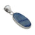 Sterling Silver Oval Blue Aventurine Pendant | Charles Albert Jewelry