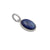 Sterling Silver Oval Kyanite Charm Pendant | Charles Albert Jewelry