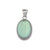 Sterling Silver Oval Luminite Pendant | Charles Albert Jewelry