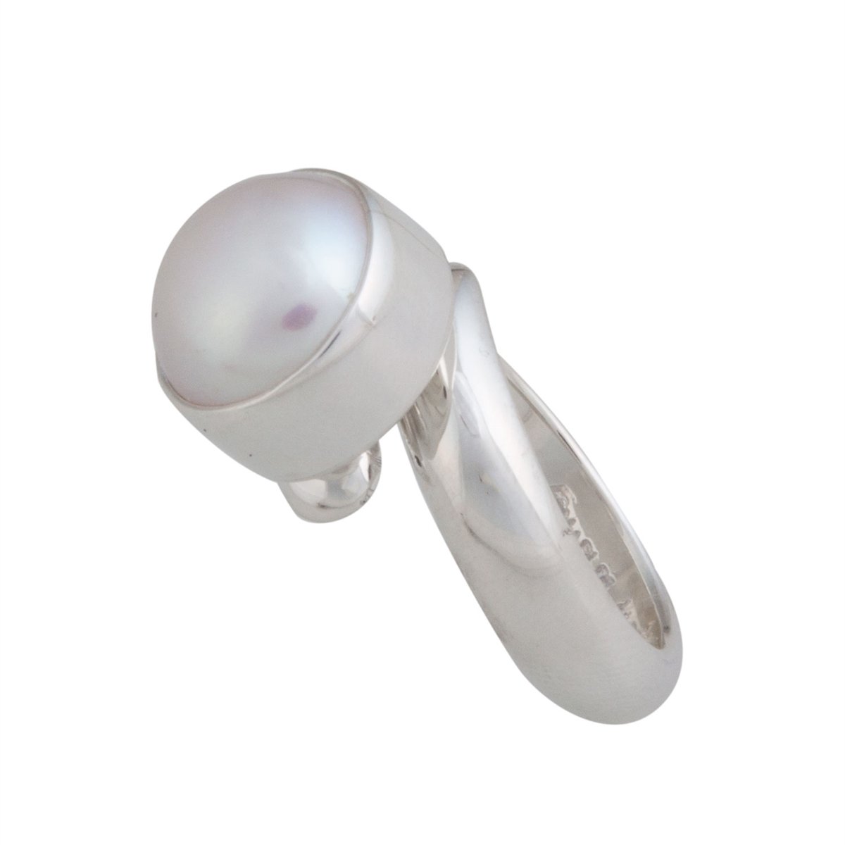 Sterling Silver Pearl Adjustable Ring | Charles Albert Jewelry