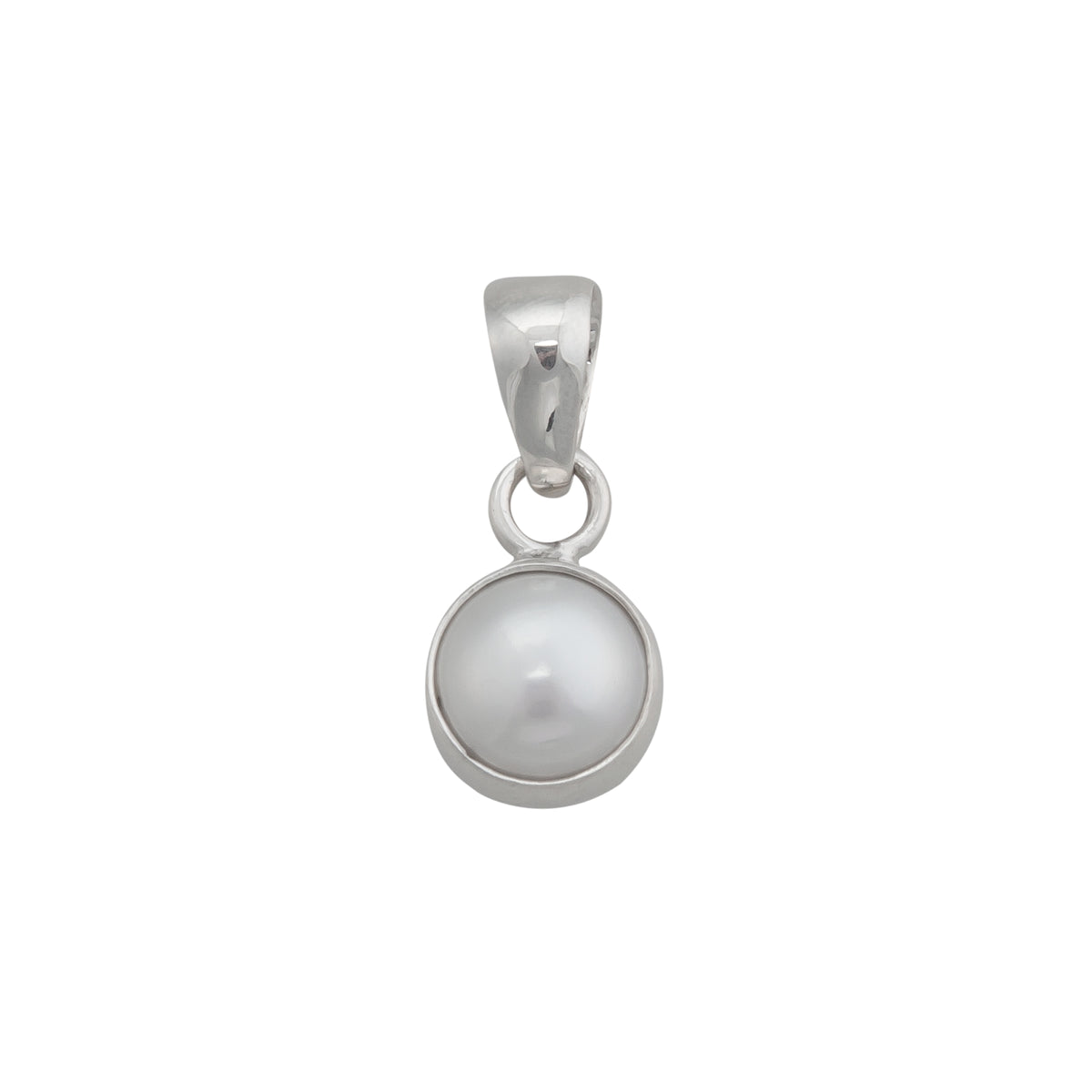 Sterling Silver Pearl Pendant | Charles Albert Jewelry