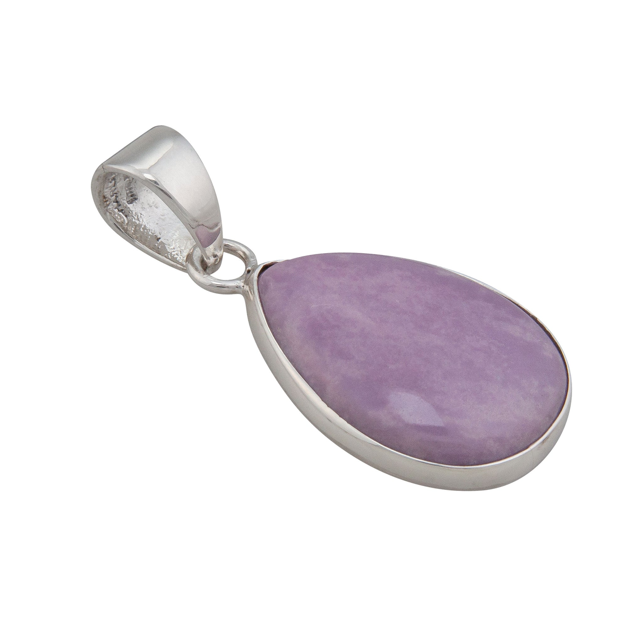 Sterling Silver Phosphosiderite Teardrop Pendant | Charles Albert Jewelry