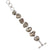 Sterling Silver Pyrite Link Bracelet | Charles Albert Jewelry