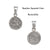 Sterling Silver Replica Spanish Coin Pendant | Charles Albert Jewelry