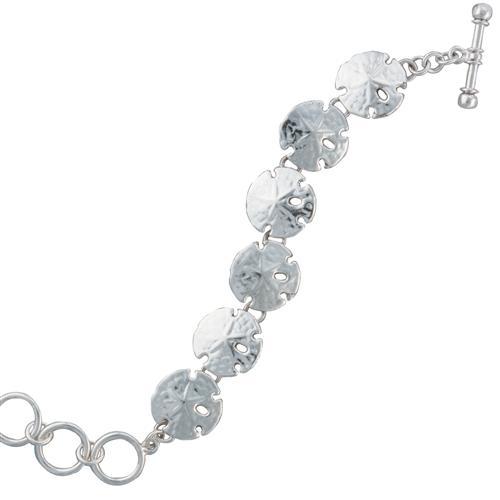 Sterling Silver Sand Dollar Bracelet | Charles Albert Jewelry