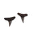 Sterling Silver Shark Teeth Post Earrings | Charles Albert Jewelry