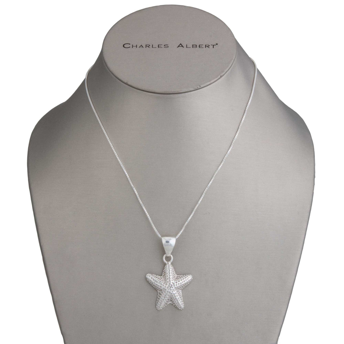 Sterling Silver Starfish Pendant | Charles Albert Jewelry
