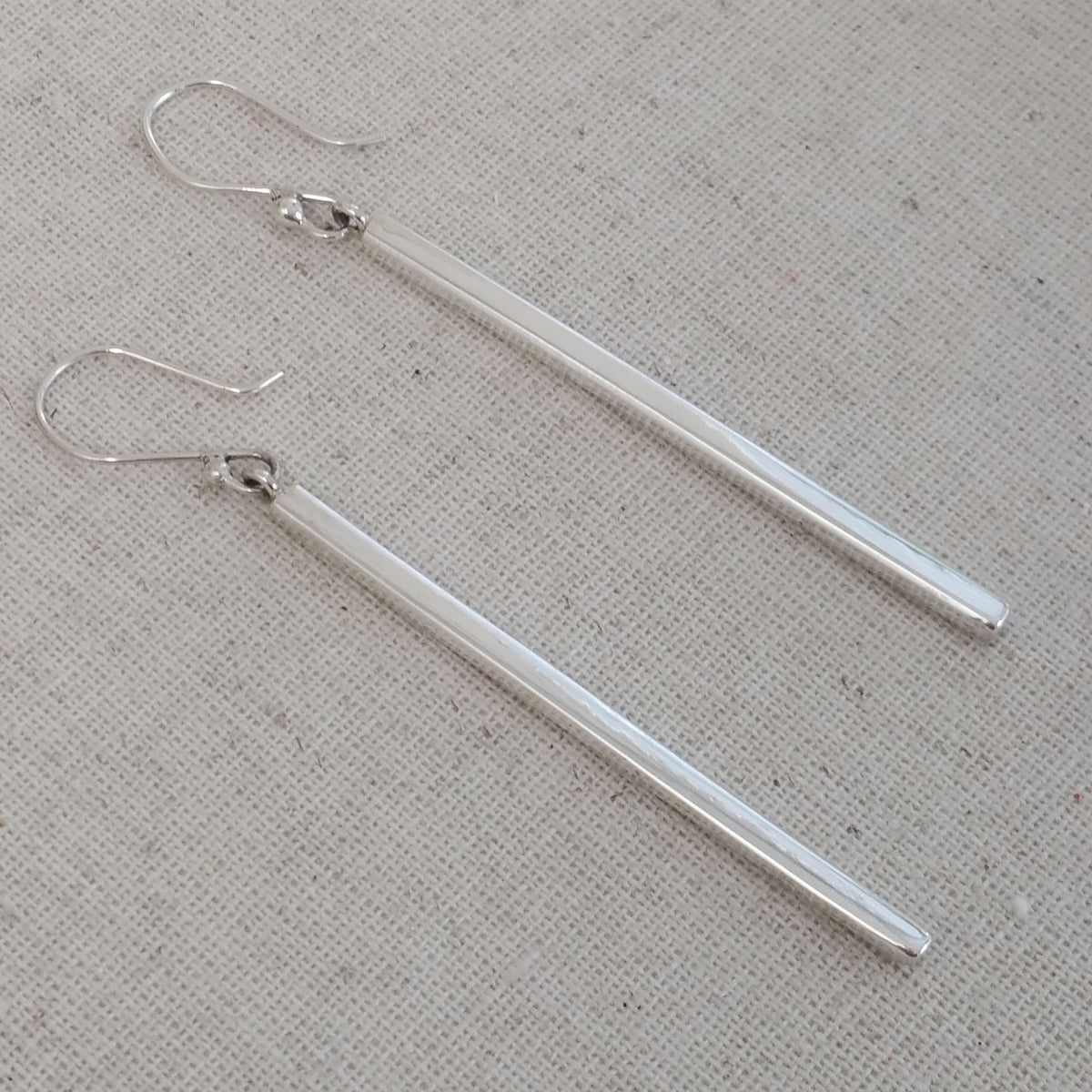 Sterling Silver Stick Drop Earrings | Charles Albert Jewelry