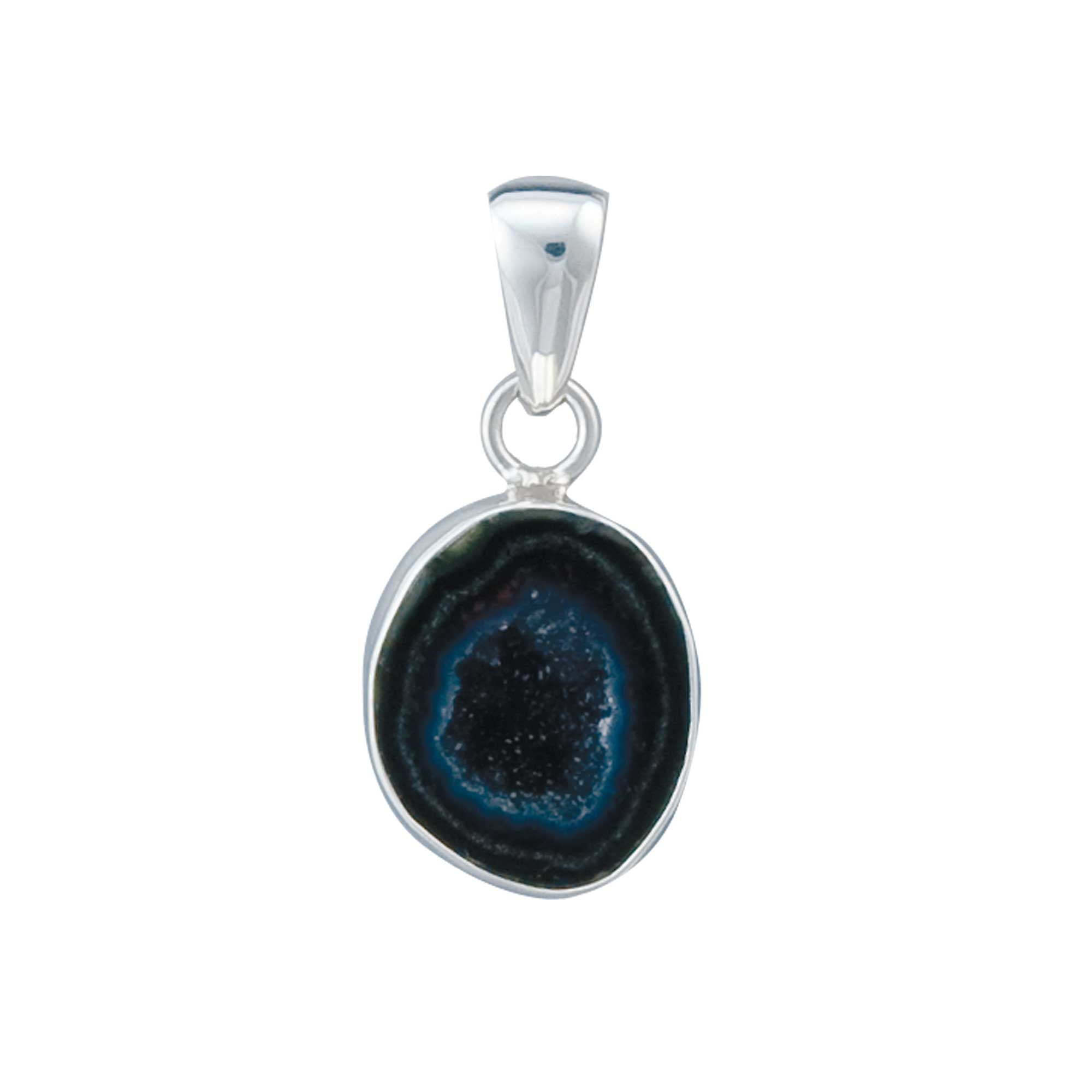 Sterling Silver Tabasco Geode Pendant | Charles Albert Jewelry