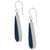 Sterling Silver Teardrop Cobalt Blue Druzy Dangle Earrings | Charles Albert Jewelry