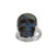 Sterling Silver Extra Small Labradorite Skull Adjustable Ring | Charles Albert Jewelry