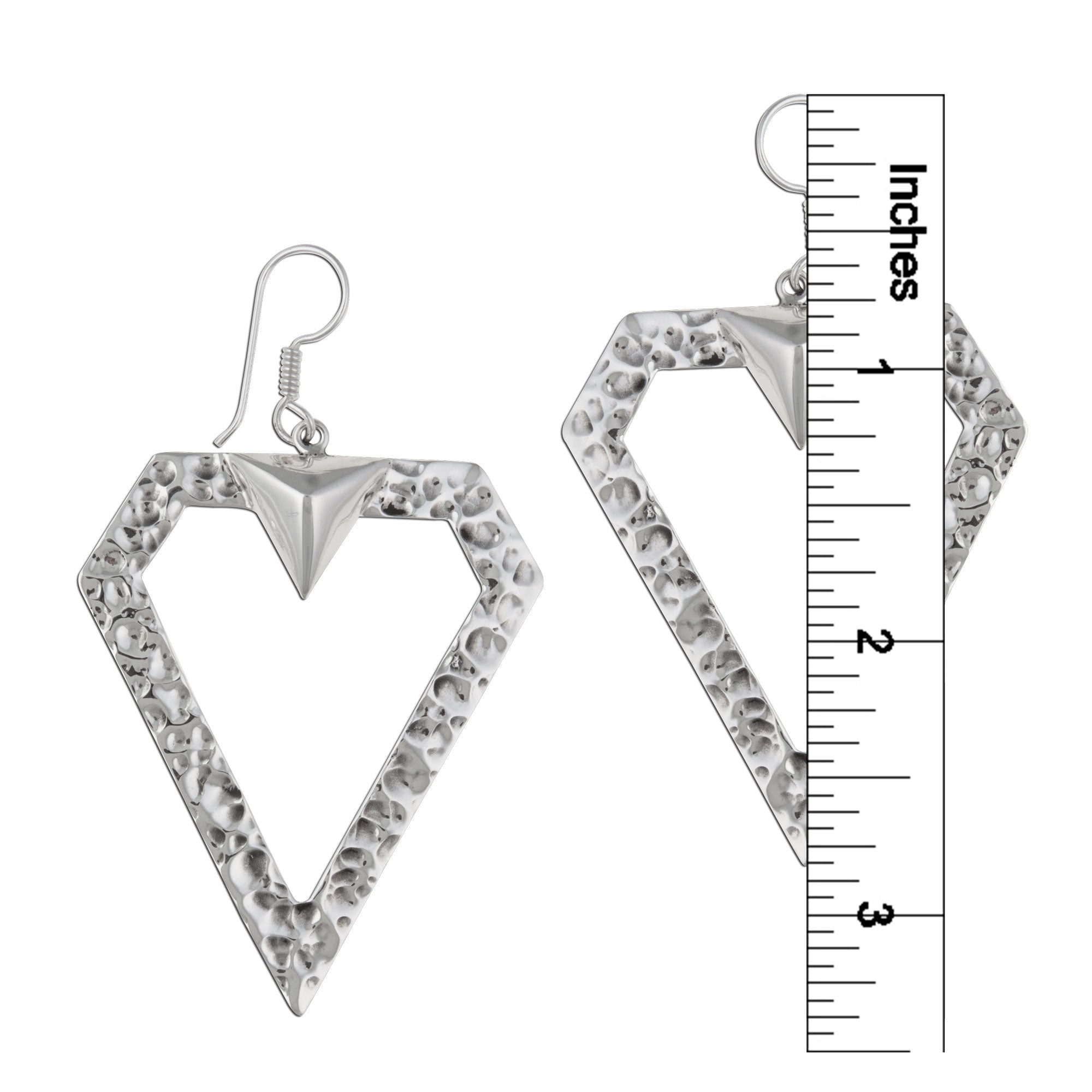 Sterling Silver Regal Drop Earrings | Charles Albert Jewelry
