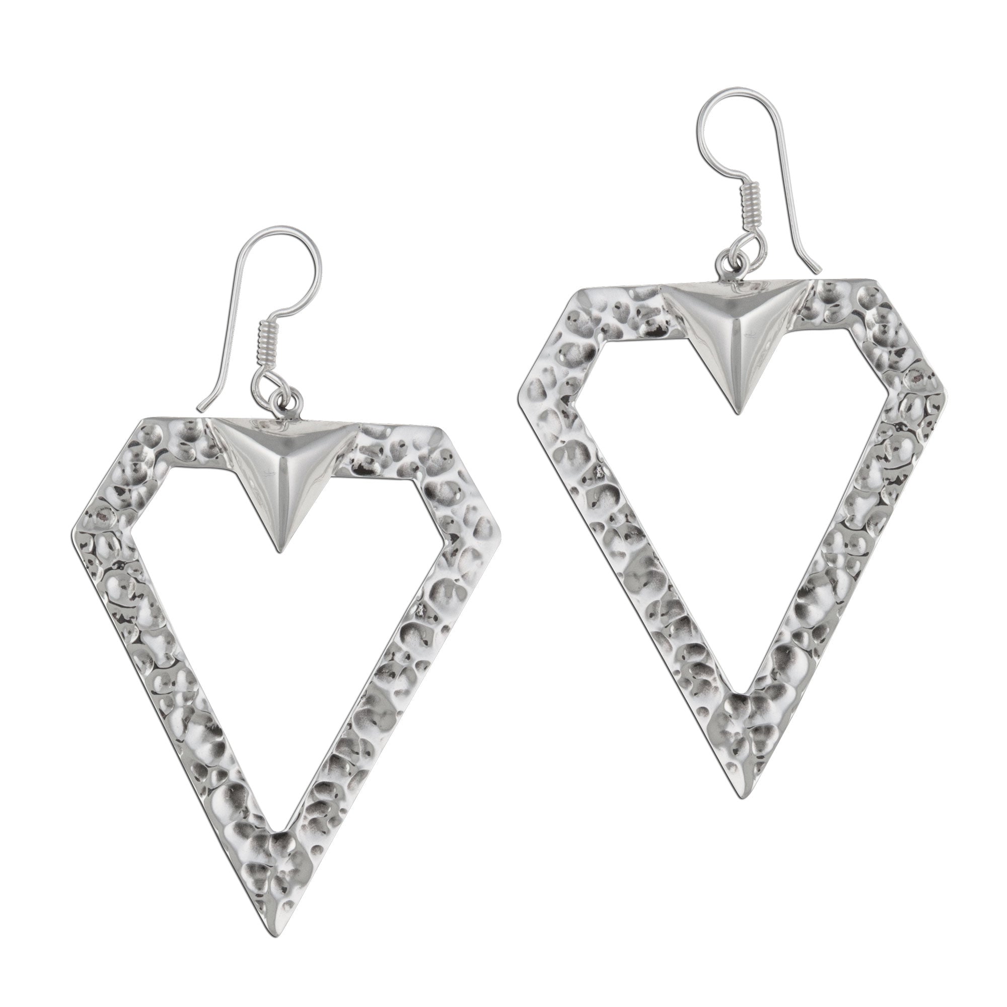 Sterling Silver Regal Drop Earrings | Charles Albert Jewelry