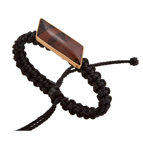 Zales Men's Brown Leather Bracelet