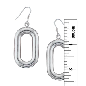 Sterling Silver Biker Chain Earrings | Charles Albert Jewelry