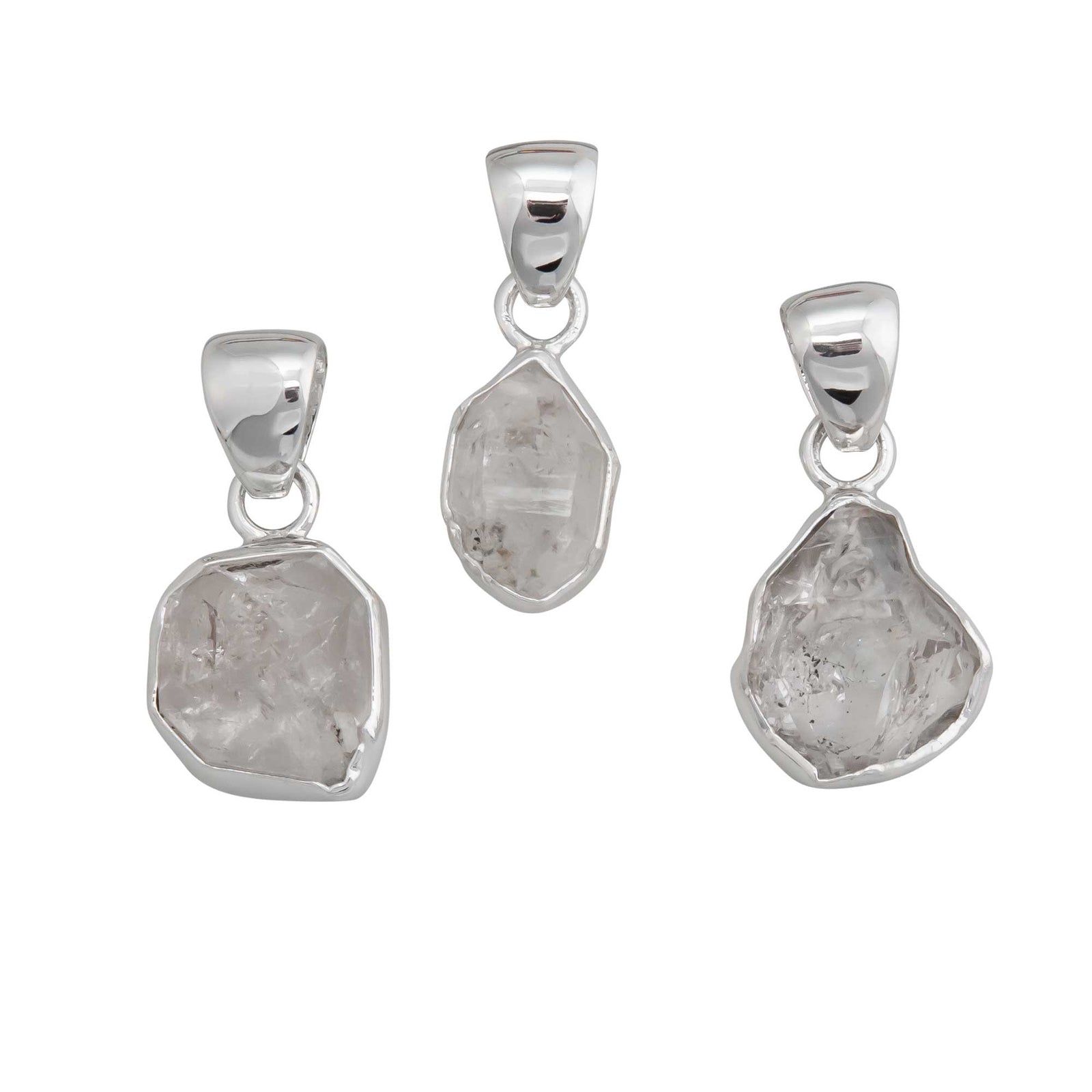 Sterling Silver Herkimer Diamond Pendant | Charles Albert Jewelry