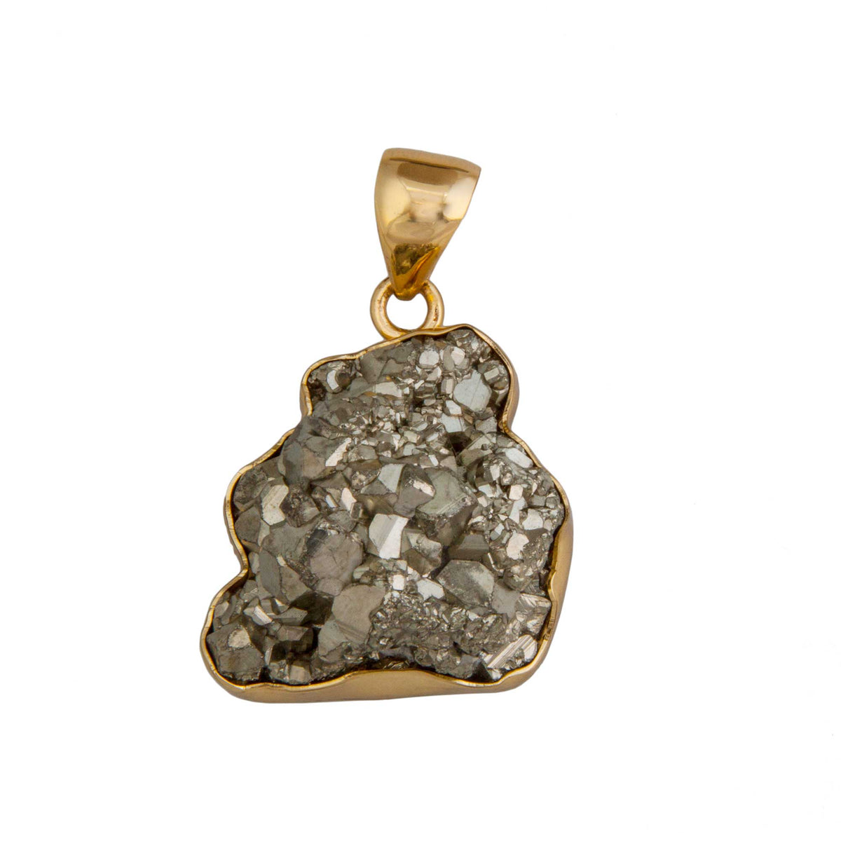 Alchemia Pyrite Pendant | Charles Albert Jewelry