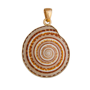 Alchemia Sundial Shell Pendant | Charles Albert Jewelry