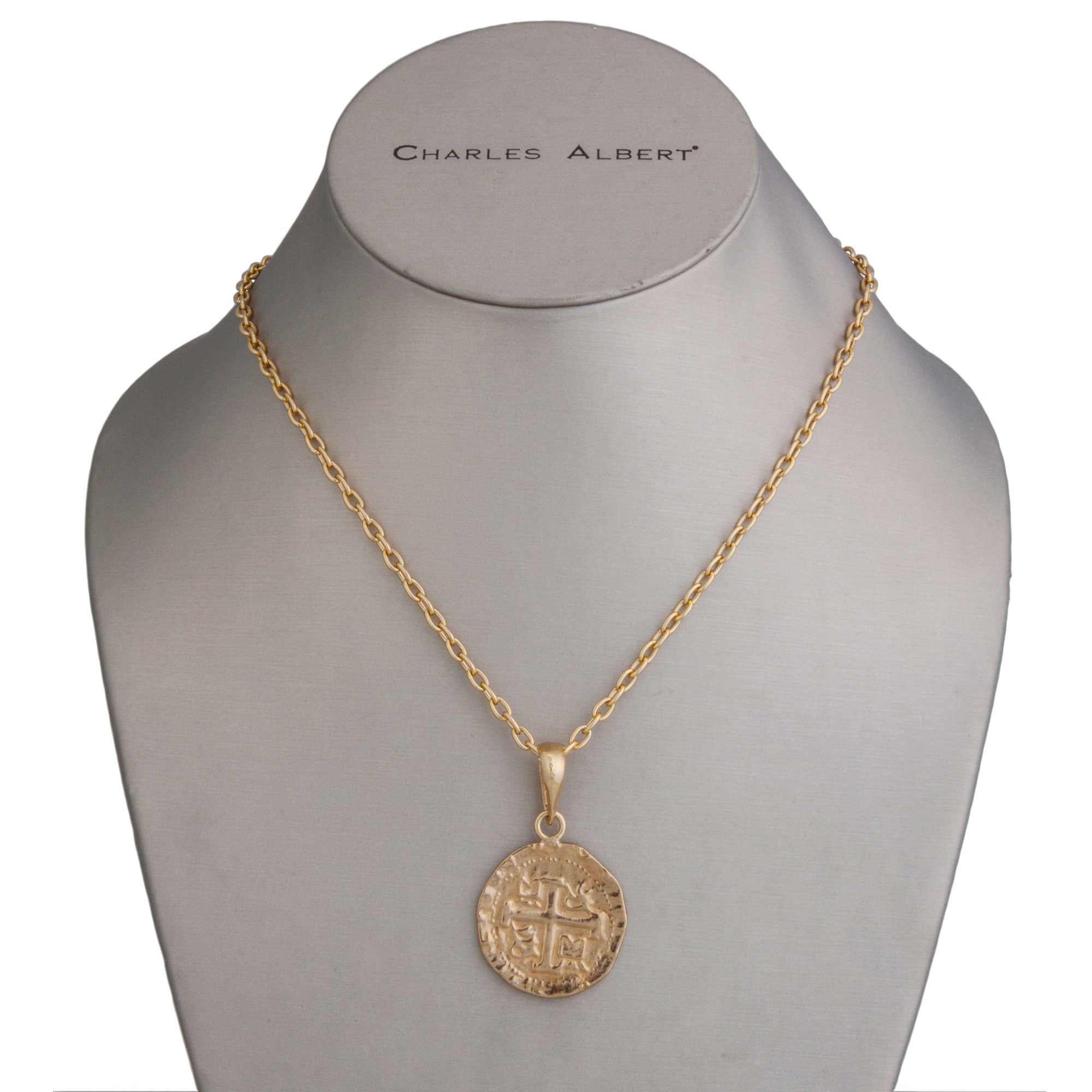 Wendy Mignot | King Phillip II Spanish Treasure Coin and Tahitian Pearl and  Leather Necklace