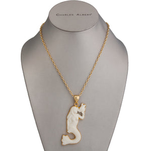Alchemia Bone Mermaid Pendant | Charles Albert Jewelry