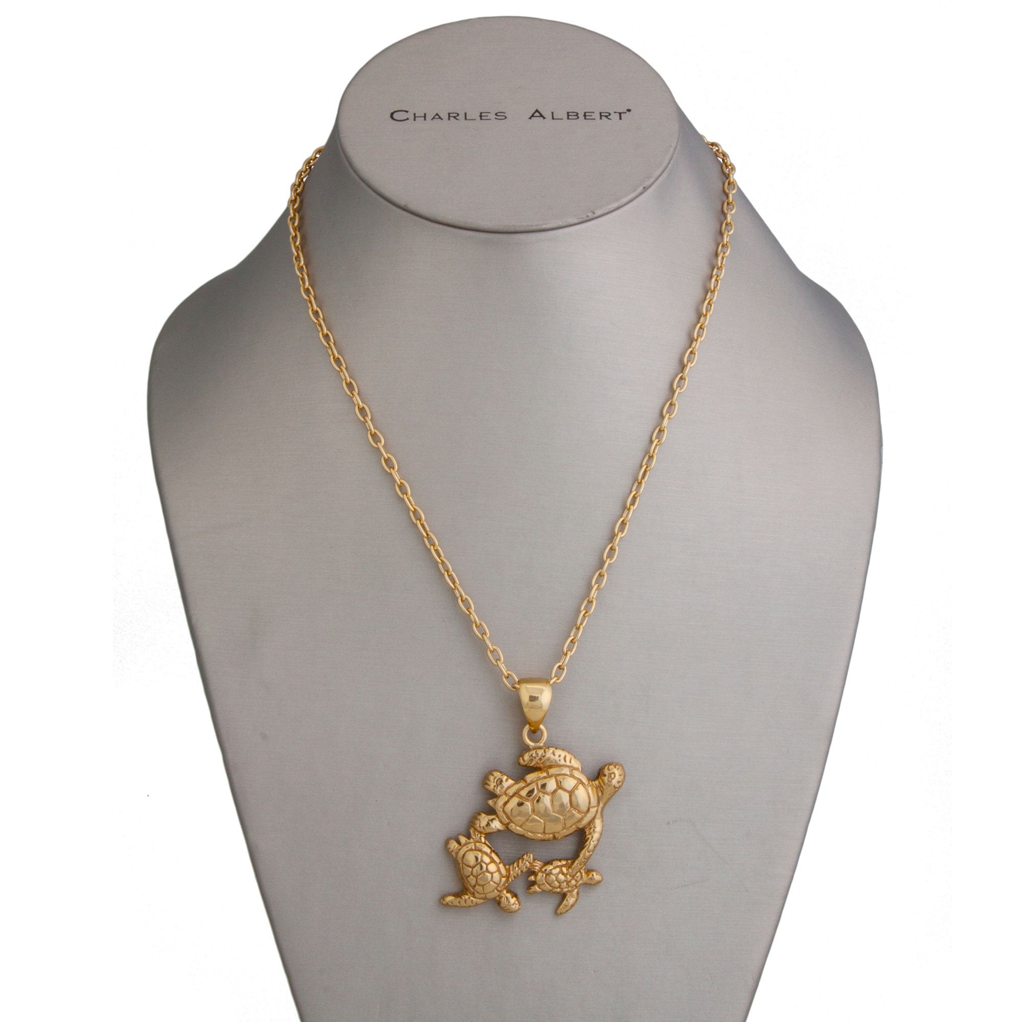 Alchemia Sea Turtle Family Pendant | Charles Albert Jewelry