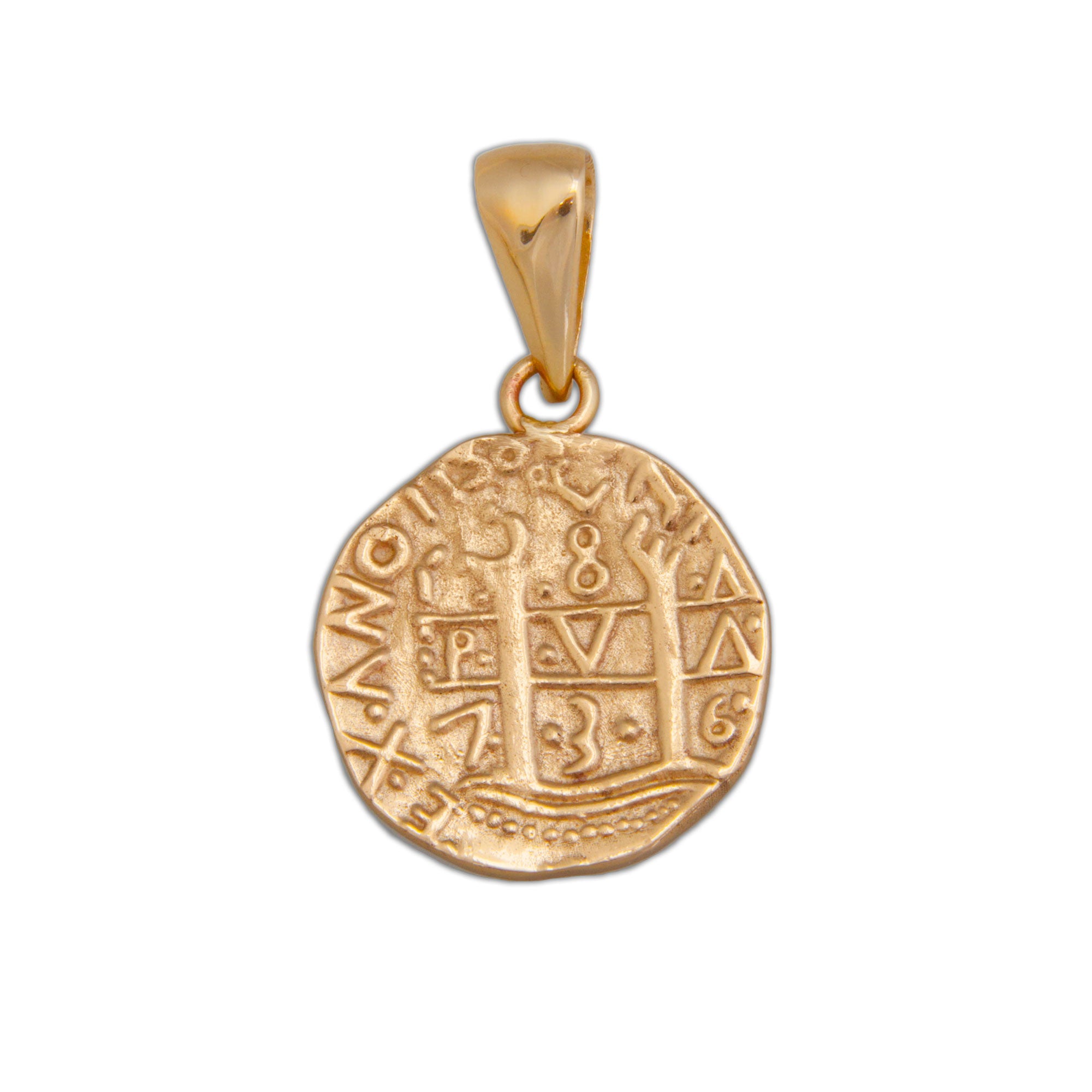 Alchemia Replica Treasure Coin Pendant | Charles Albert Jewelry