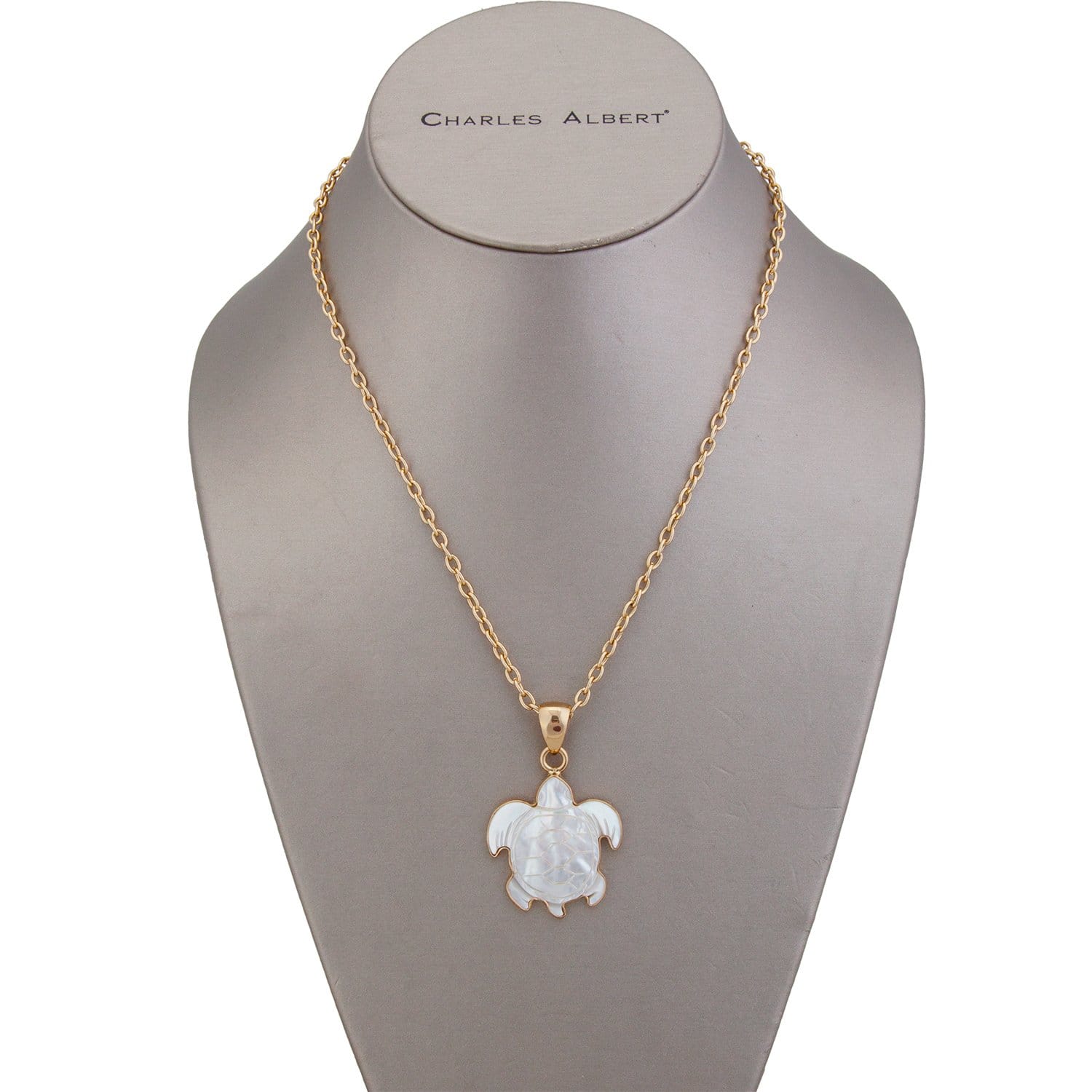 Alchemia Mother of Pearl Sea Turtle Pendant | Charles Albert Jewelry