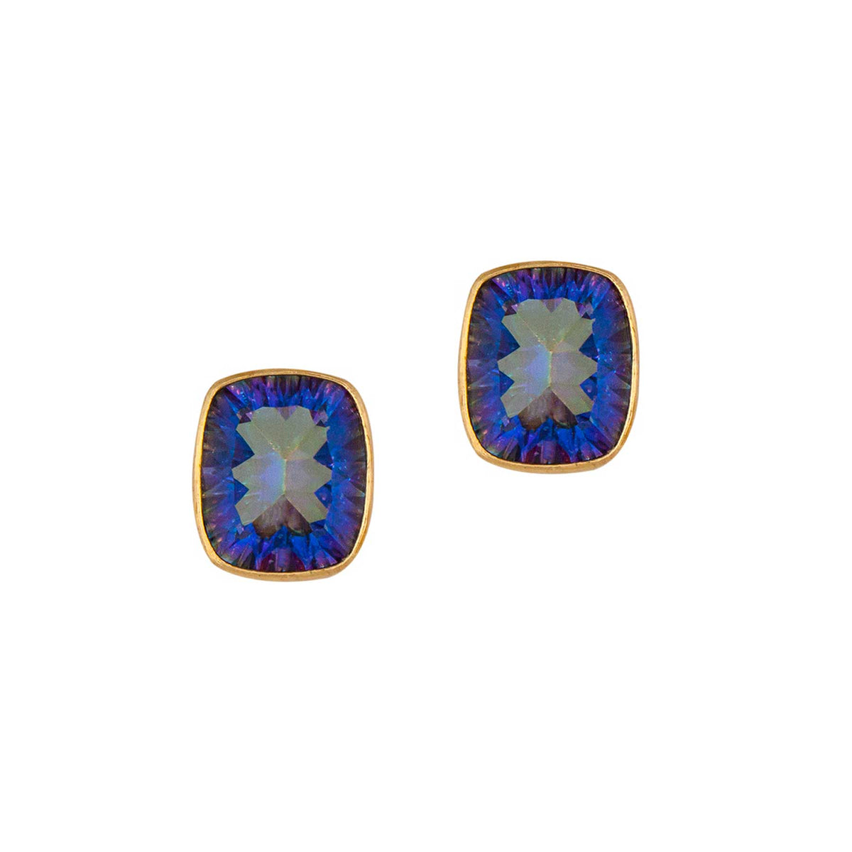 Alchemia Mystic Quartz Post Earrings | Charles Albert Jewelry