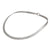 Sterling Silver Round Neckwire with Clasp - Matte | Charles Albert Jewelry