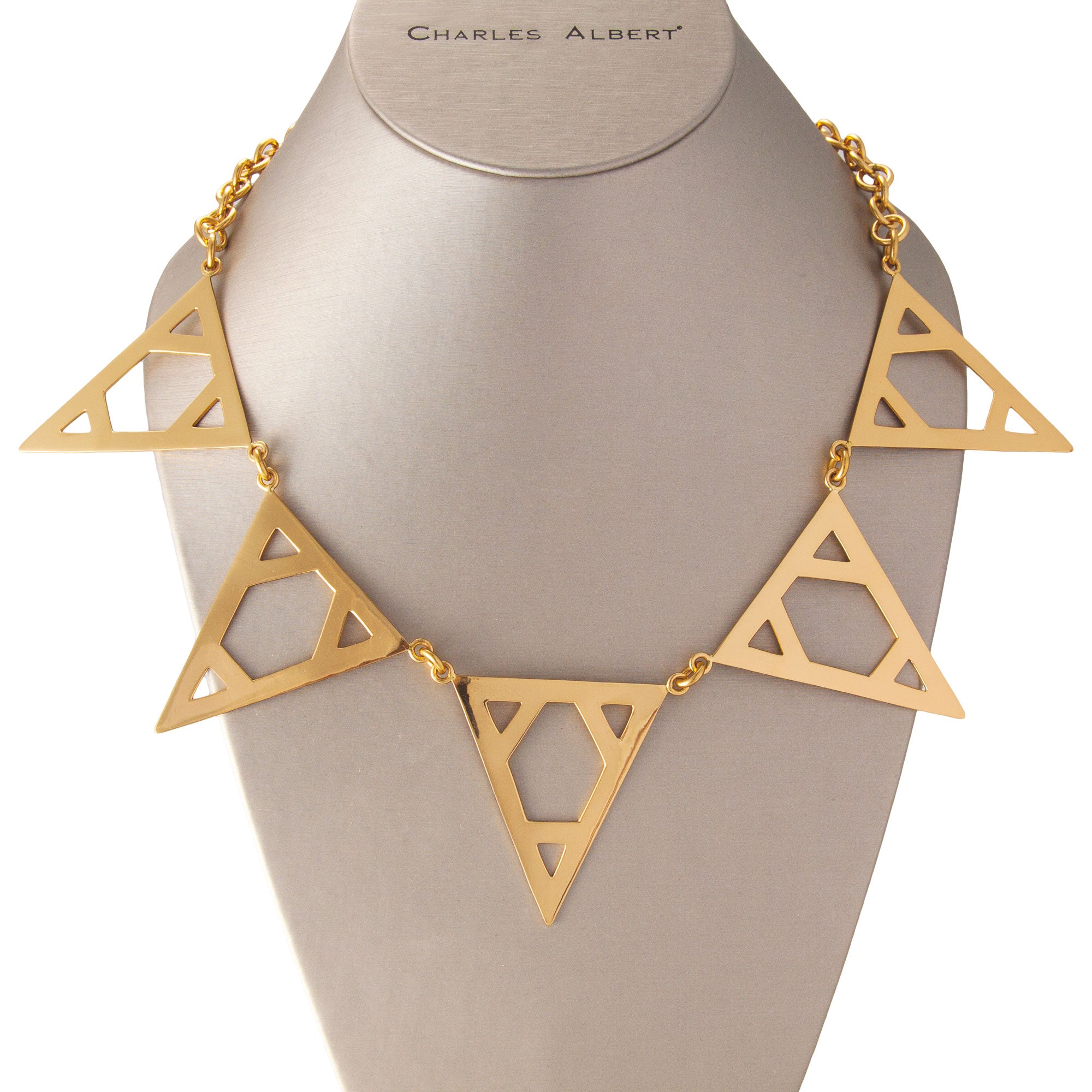 Alchemia Twin Pyramid Necklace | Charles Albert Jewelry