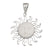 Sterling Silver Bone Sun Pendant | Charles Albert Jewelry