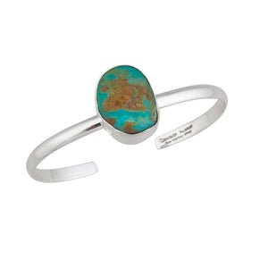 Sterling Silver Campo Frio Turquoise Mini Cuff | Charles Albert Jewelry
