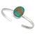 Sterling Silver Campo Frio Turquoise Mini Cuff | Charles Albert Jewelry