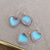 Heartfelt Sterling Silver Luminite Earrings
