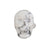 Sterling Silver Small Skull Adjustable Ring
