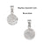 Sterling Silver Replica Spanish Coin Pendant | Charles Albert Jewelry