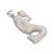 Sterling Silver Bone Mermaid Pendant | Charles Albert Jewelry