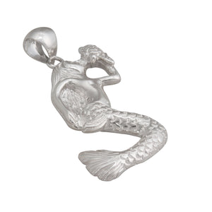 Sterling Silver Mermaid Pendant | Charles Albert Jewelry