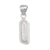 Sterling Silver Biwa Pearl with Detailed Edge Pendant | Charles Albert Jewelry