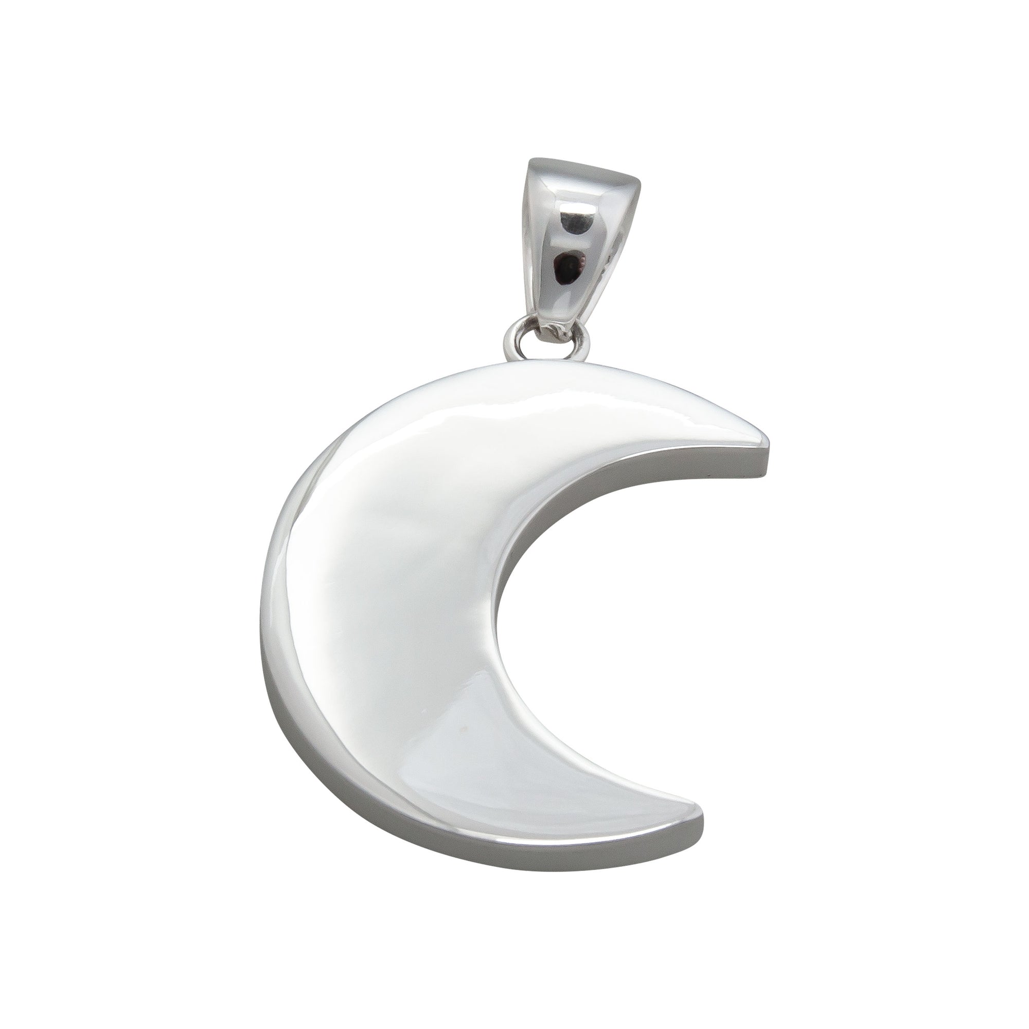 Sterling Silver Moon Pendant | Charles Albert Jewelry