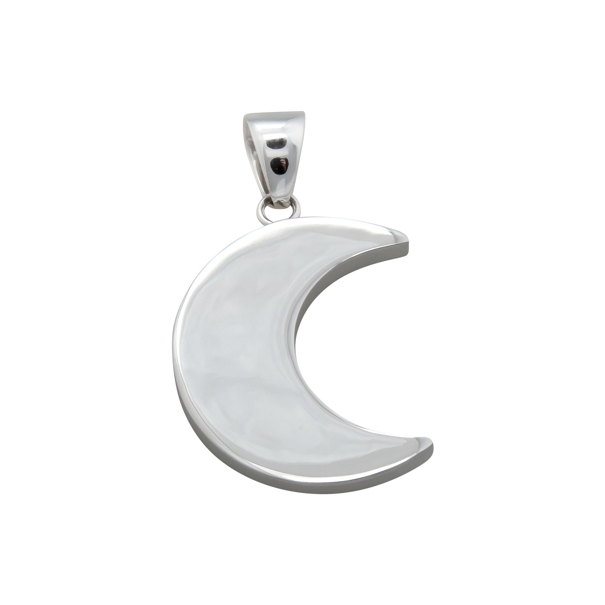Sterling Silver Moon Pendant | Charles Albert Jewelry