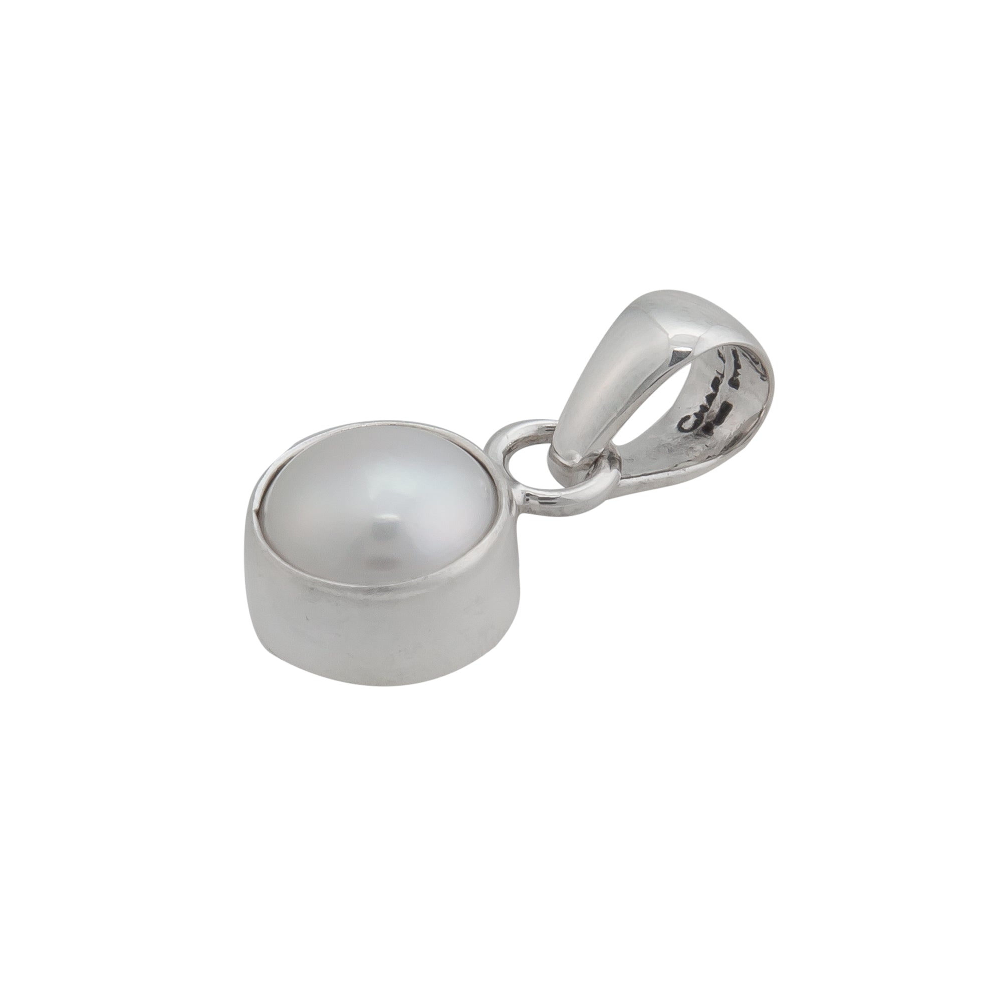 Sterling Silver Pearl Pendant | Charles Albert Jewelry