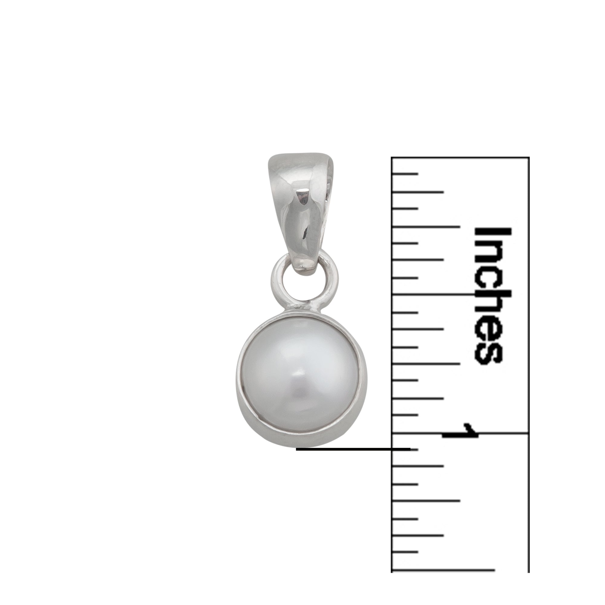Sterling Silver Pearl Pendant | Charles Albert Jewelry