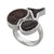 Sterling Silver Multi Fossil Adjustable Ring | Charles Albert Jewelry