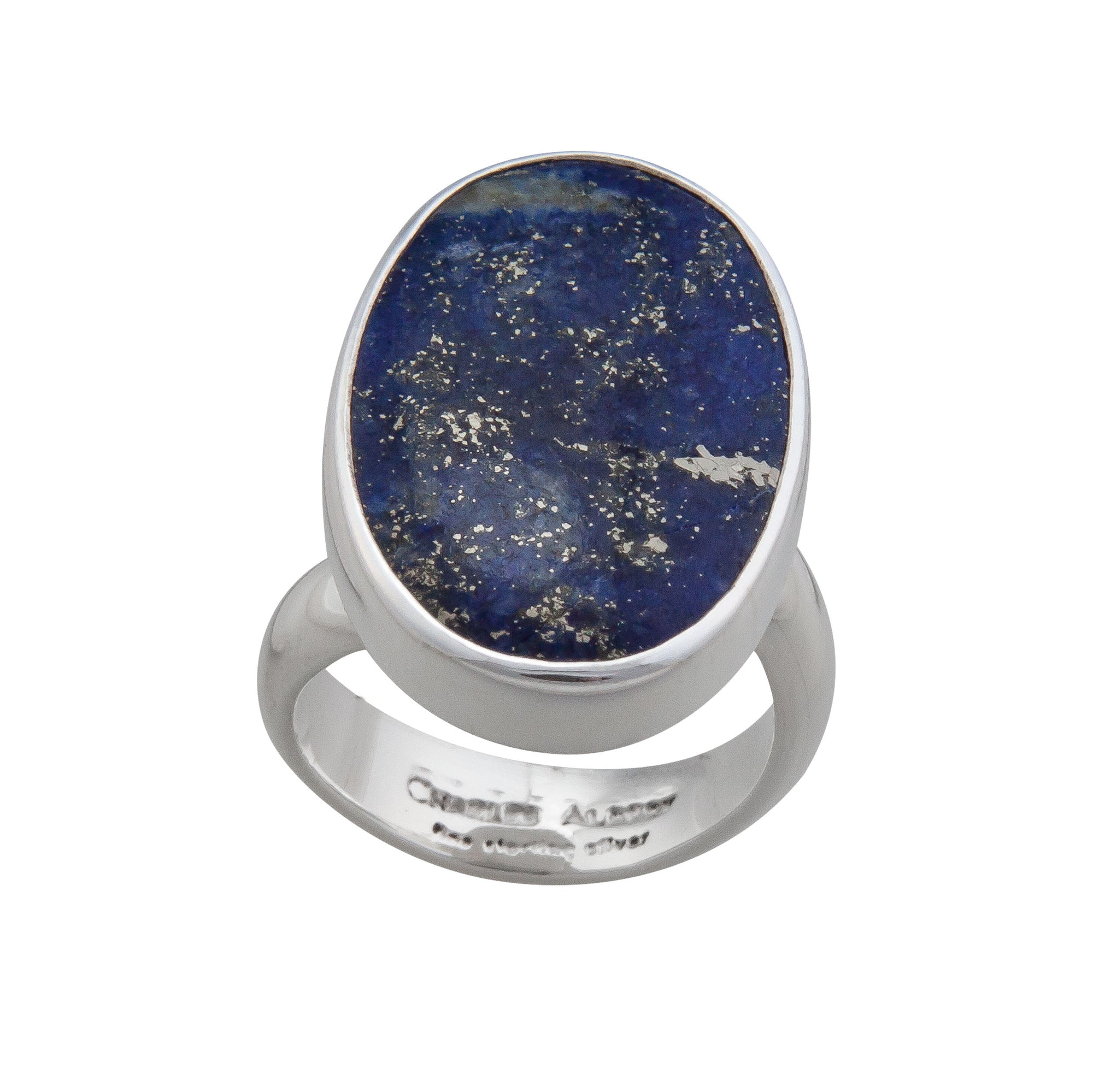 Sterling Silver Lapis Lazuli Adjustable Ring | Charles Albert Jewelry