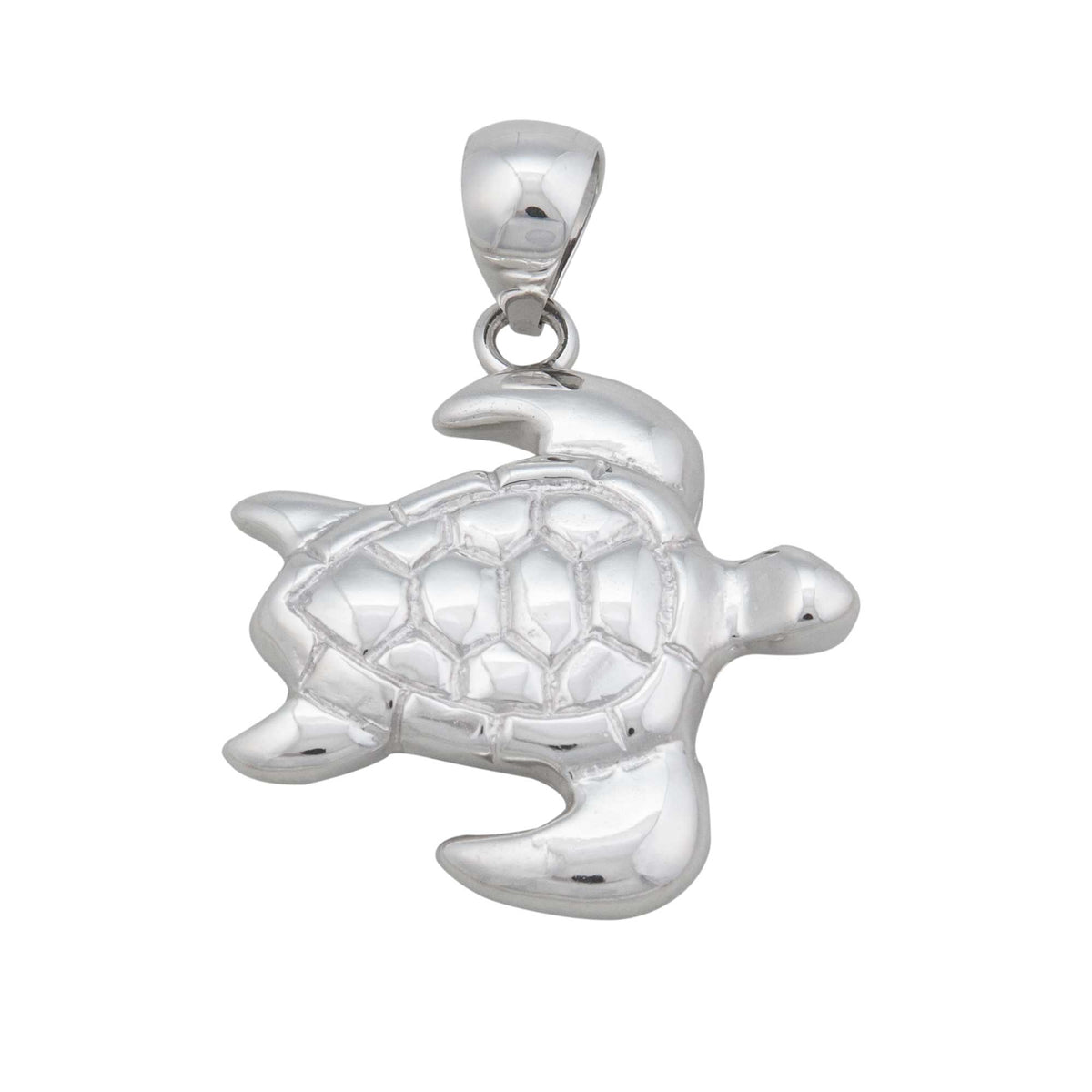 Sterling Silver Sea Turtle Pendant | Charles Albert Jewelry